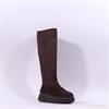Wonders XFly Platform Long Boot - Brown Suede